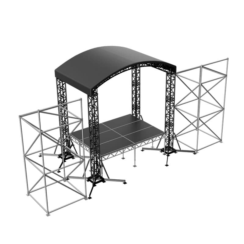 Сцена "Арочная" 4х3 черная