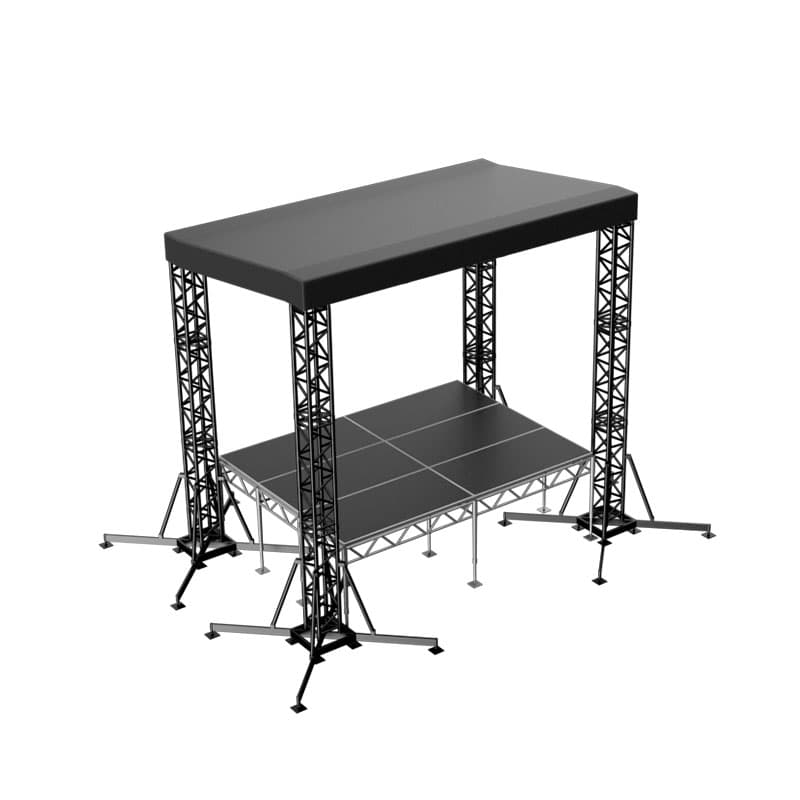 Сцена "Односкатная" 4х3 металлик