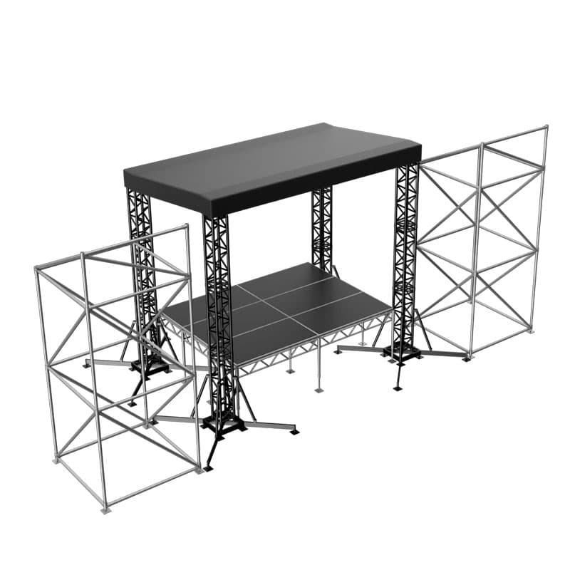 Сцена "Односкатная" 4х3 черная